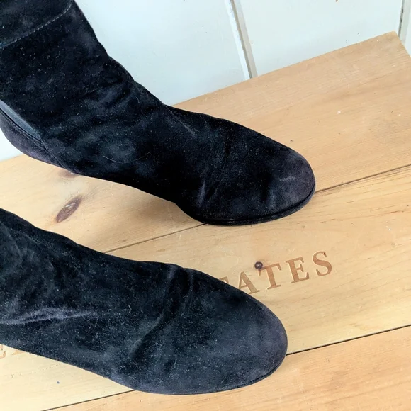 Stuart Weitzman Demiswoon Over The  the-Knee Wedge Boots sz 9 - Picture 3 of 14